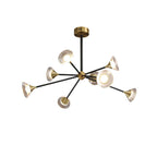 Myzoraris Mid Century Moderne Verre Lustre - Neutralighting