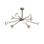 Myzoraris Mid Century Moderne Verre Lustre - Neutralighting