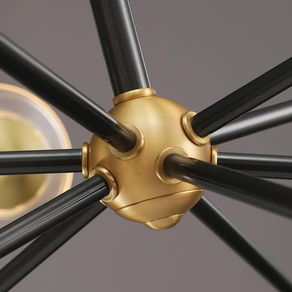 Myzoraris Mid Century Moderne Verre Lustre - Neutralighting