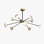 Myzoraris Mid Century Moderne Verre Lustre - Neutralighting