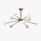 Myzoraris Mid Century Moderne Verre Lustre - Neutralighting