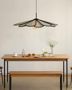 Luma Lampe Pendante Abat-jour Pétale Rattan - Neutralighting