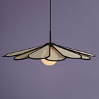 Luma Lampe Pendante Abat-jour Pétale Rattan - Neutralighting