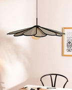 Luma Lampe Pendante Abat-jour Pétale Rattan - Neutralighting