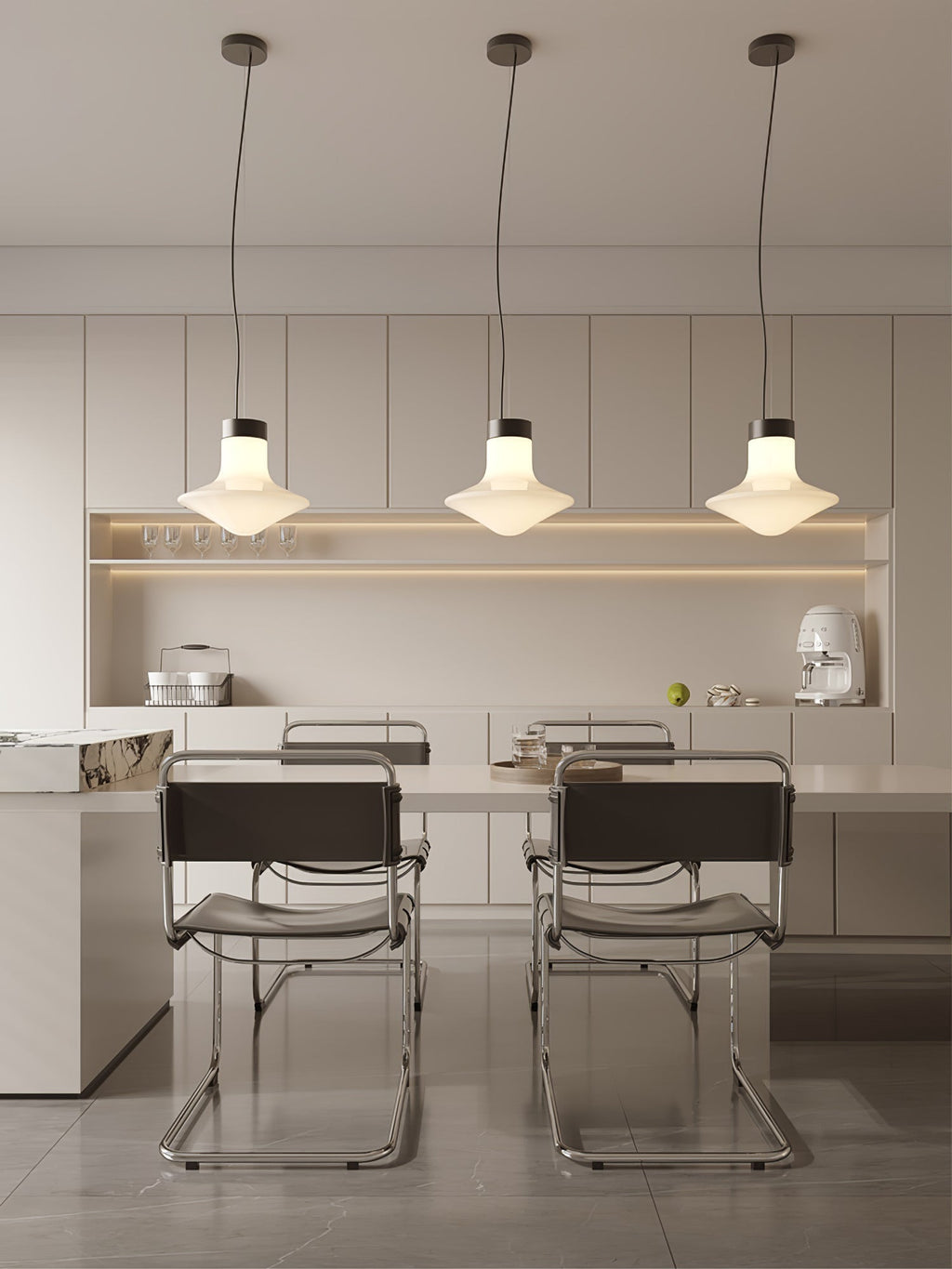 Esoleth Premium Nordic Art Verre Suspension - Neutralighting