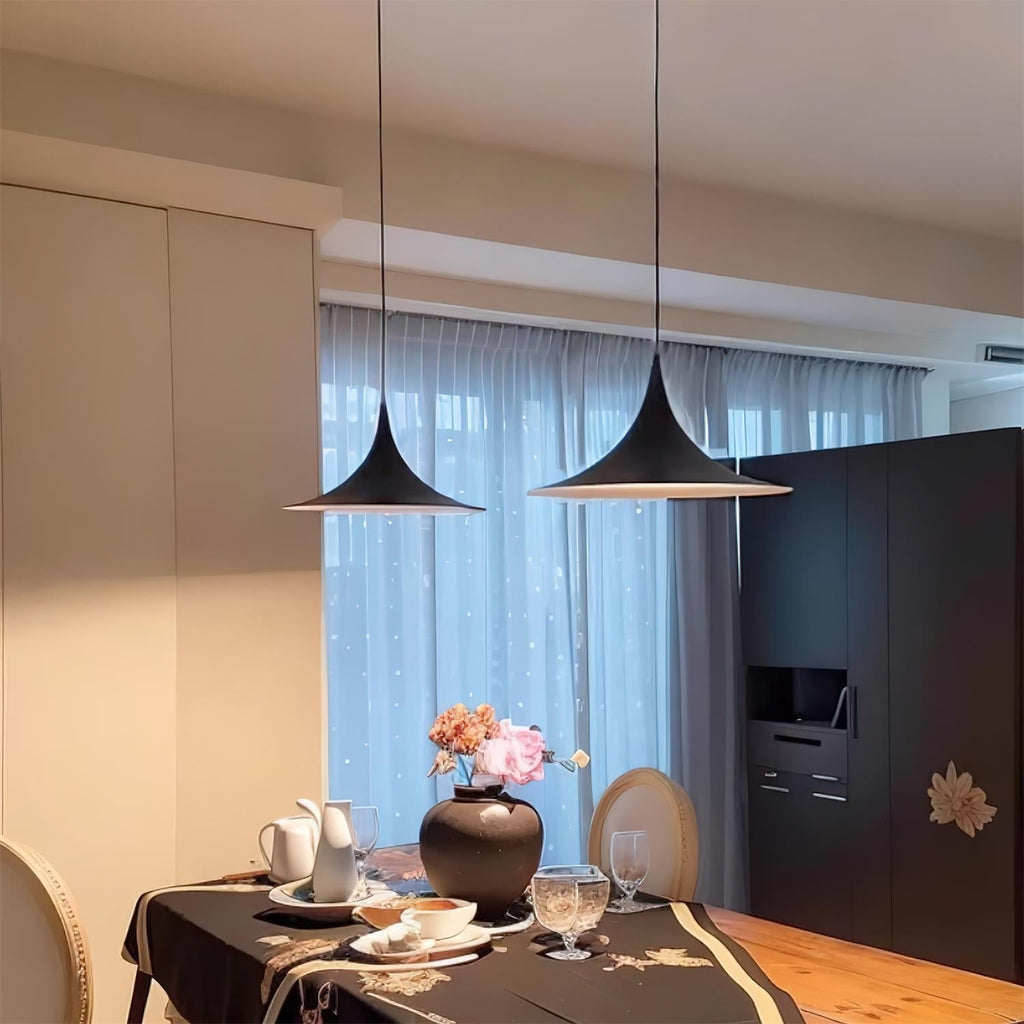 Solisin Suspension à col fin et large évasement pour salle à manger - Neutralighting