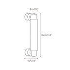 Alraei Moderne Minimaliste Tube Albâtre Applique Murale - Neutralighting