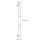 Alraei Moderne Minimaliste Tube Albâtre Applique Murale - Neutralighting