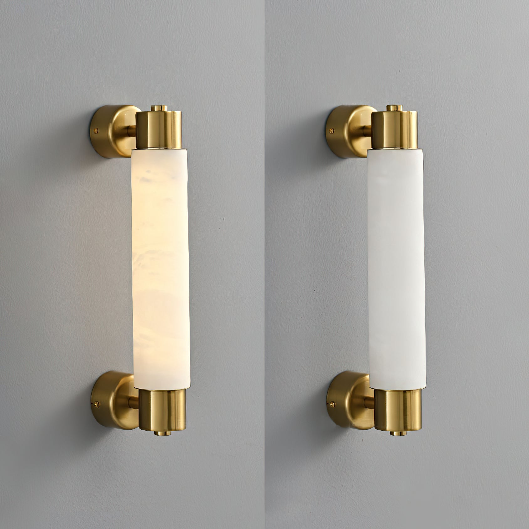 Alraei Moderne Minimaliste Tube Albâtre Applique Murale - Neutralighting