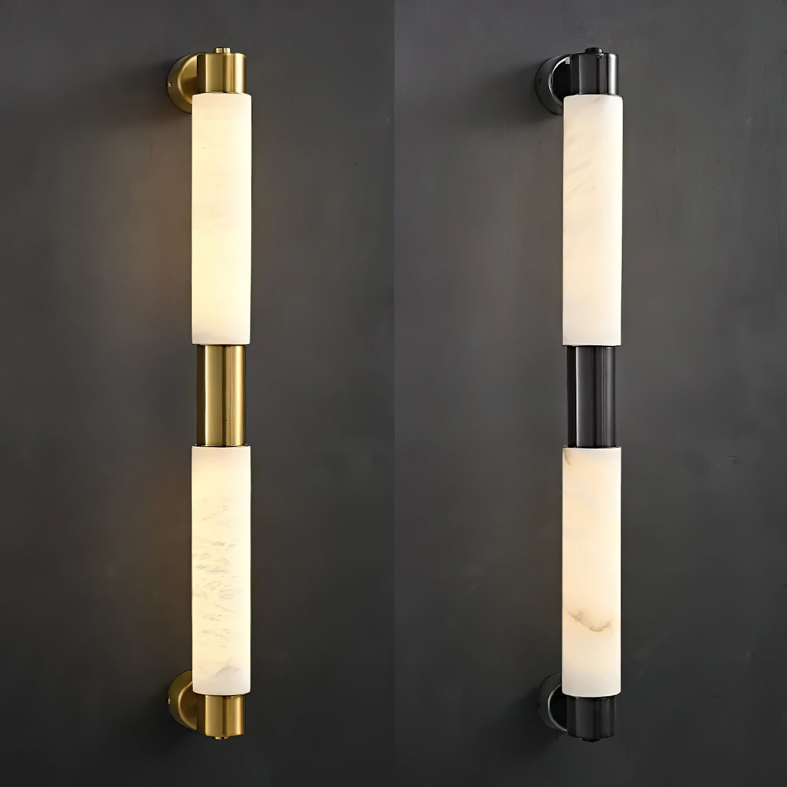 Alraei Moderne Minimaliste Tube Albâtre Applique Murale - Neutralighting