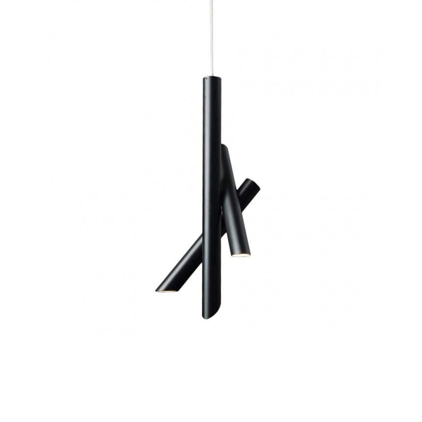 Solara Lampe suspendue tubes aluminium minimaliste - Neutralighting