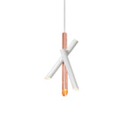 Solara Lampe suspendue tubes aluminium minimaliste - Neutralighting