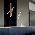 Solara Lampe suspendue tubes aluminium minimaliste - Neutralighting