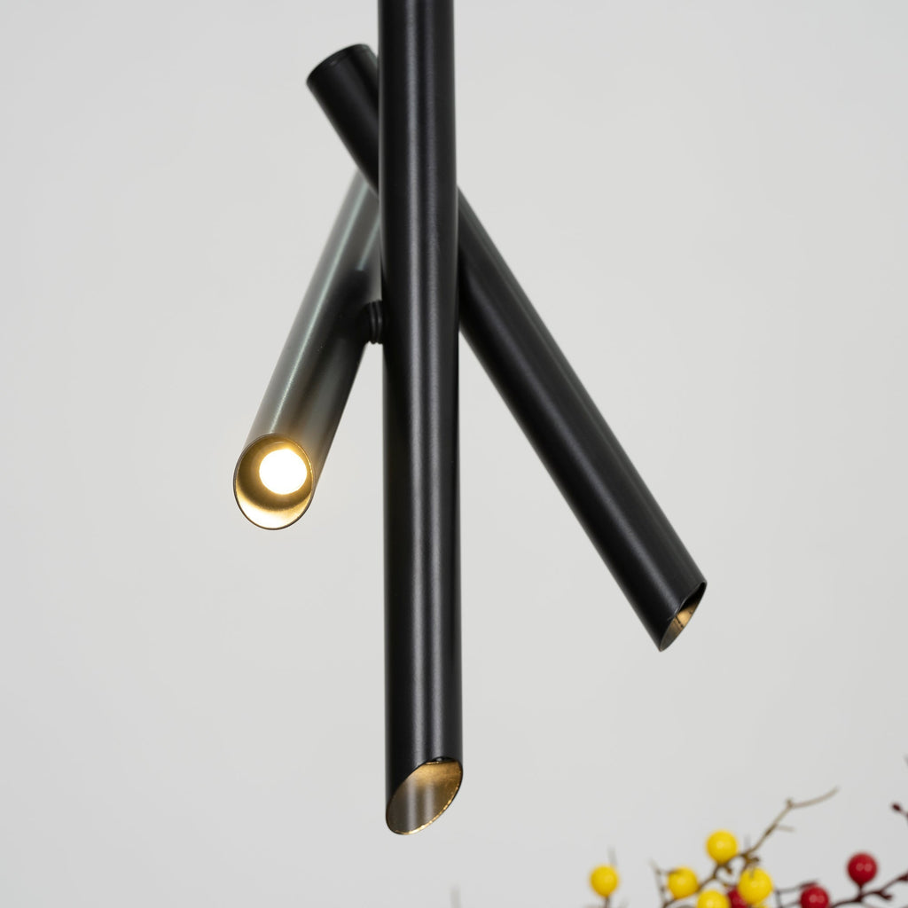 Solara Lampe suspendue tubes aluminium minimaliste - Neutralighting