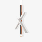 Solara Lampe suspendue tubes aluminium minimaliste - Neutralighting
