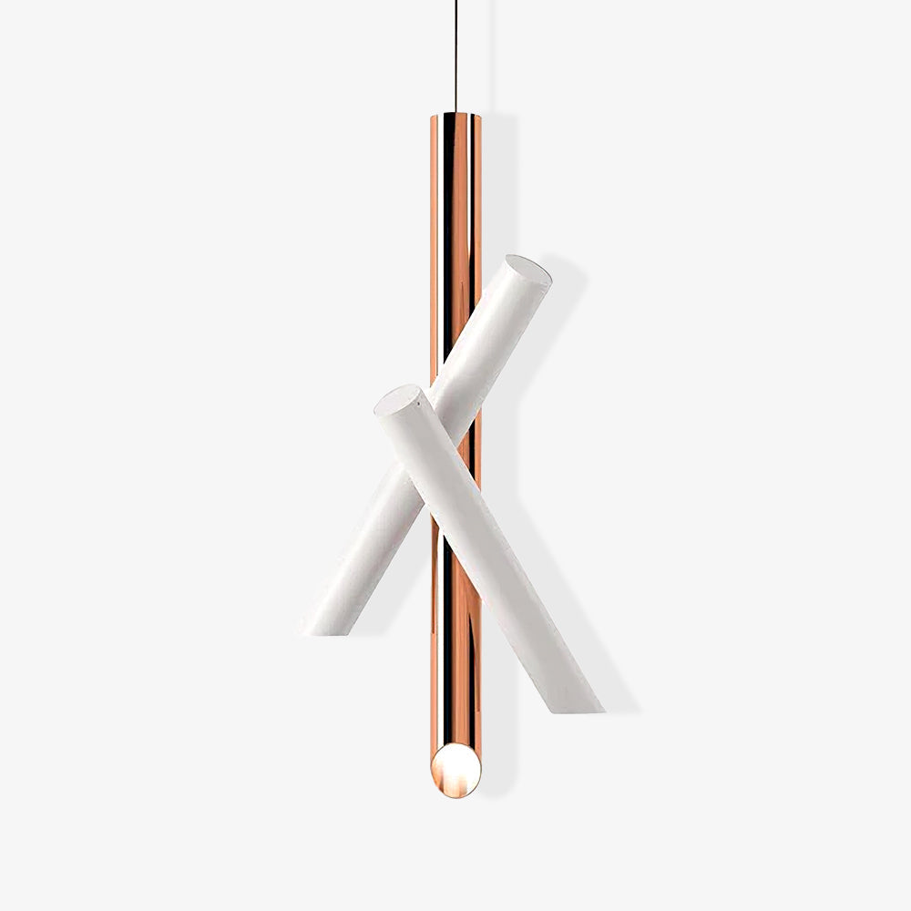Solara Lampe suspendue tubes aluminium minimaliste - Neutralighting