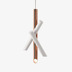 Solara Lampe suspendue tubes aluminium minimaliste - Neutralighting