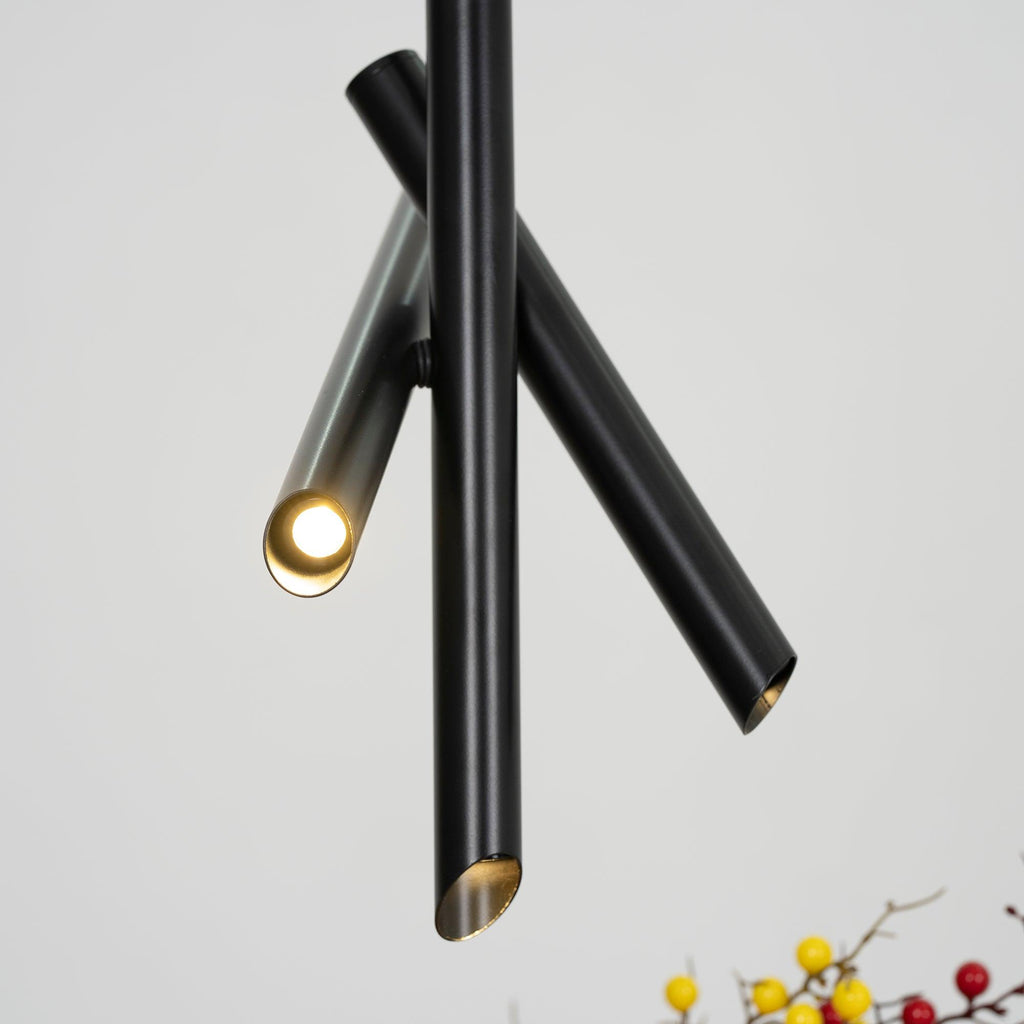 Solara Lampe suspendue tubes aluminium minimaliste - Neutralighting