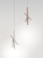Solara Lampe suspendue tubes aluminium minimaliste - Neutralighting