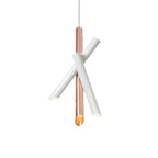 Solara Lampe suspendue tubes aluminium minimaliste - Neutralighting