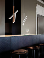 Solara Lampe suspendue tubes aluminium minimaliste - Neutralighting