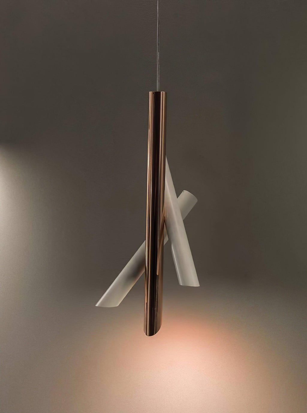 Solara Lampe suspendue tubes aluminium minimaliste - Neutralighting