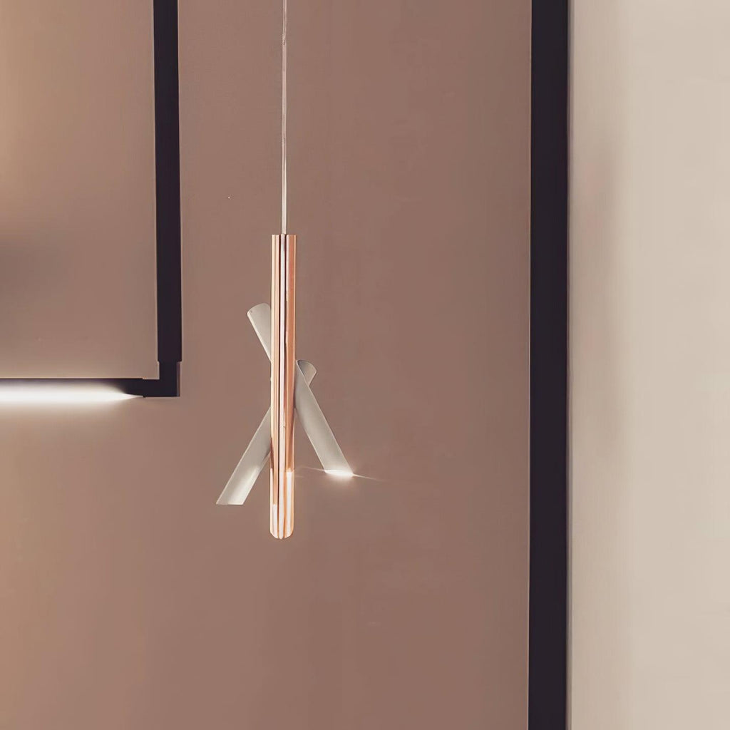 Solara Lampe suspendue tubes aluminium minimaliste - Neutralighting