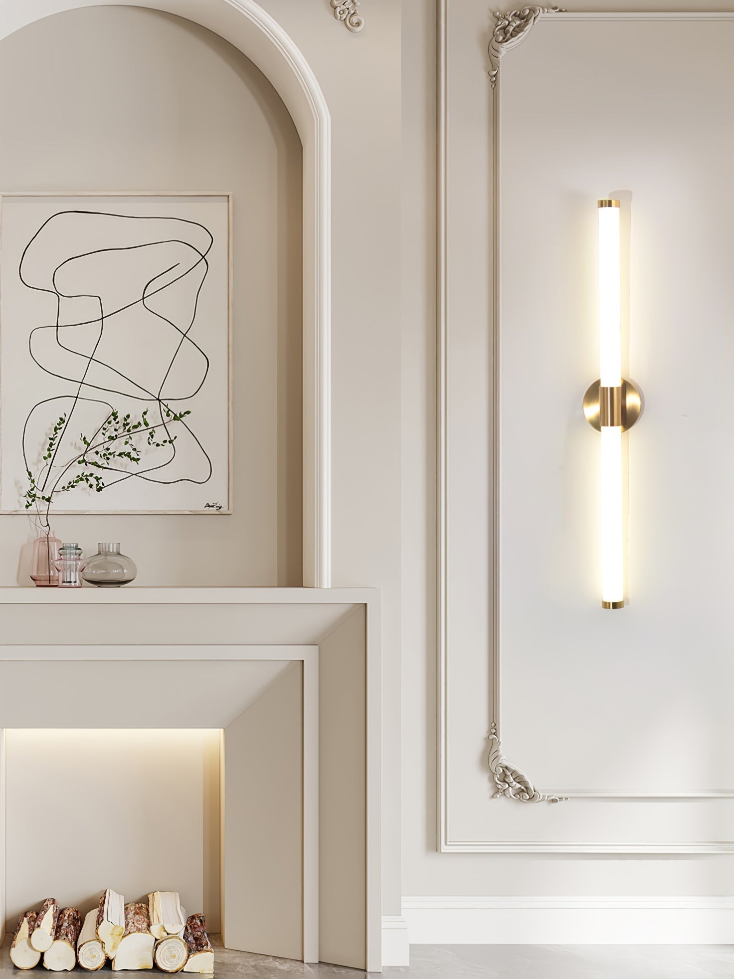 Cecarir Applique Murale LED Linéaire Art Tubo - Neutralighting