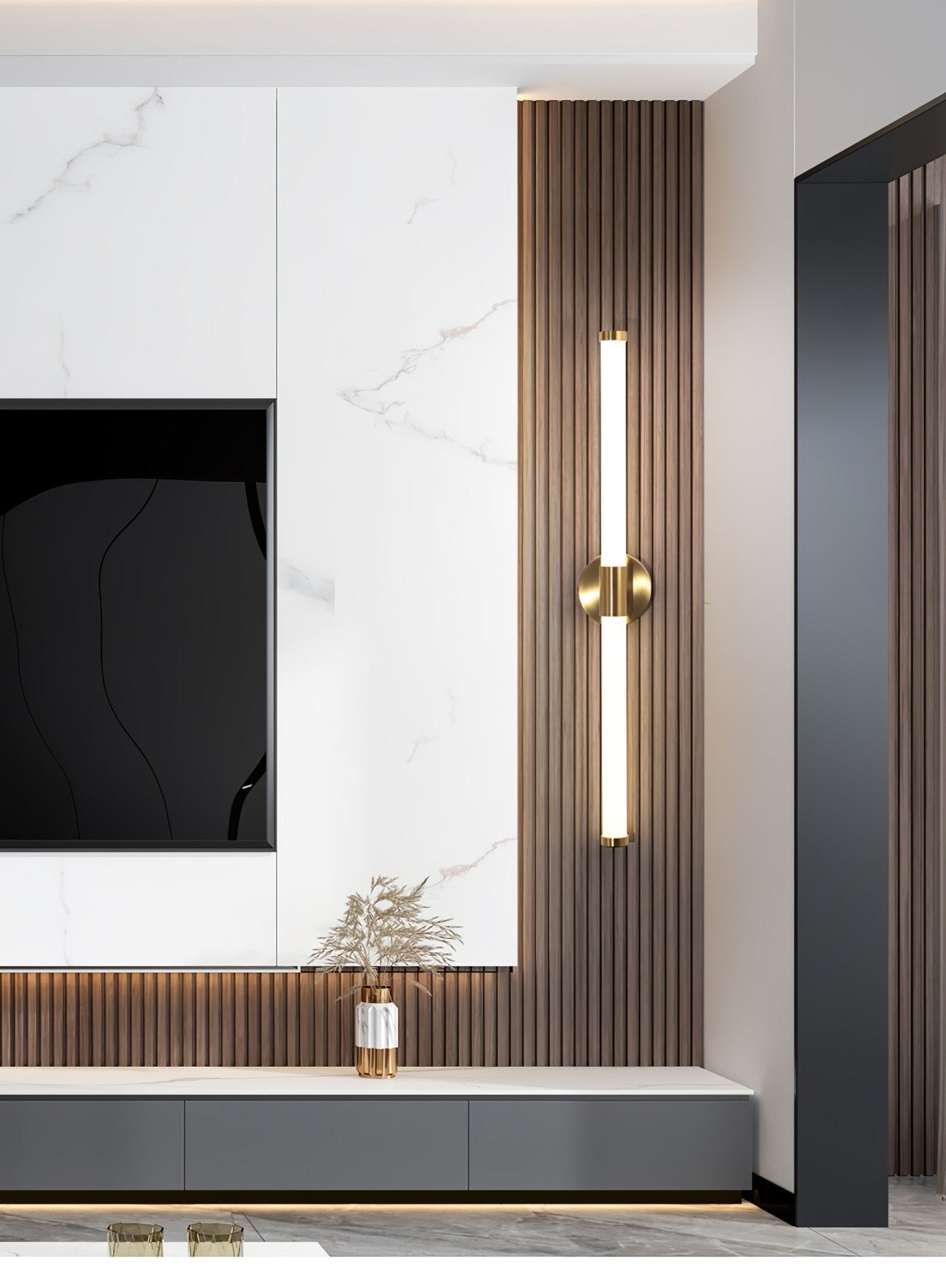 Cecarir Applique Murale LED Linéaire Art Tubo - Neutralighting