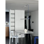 Cata Moderne Minimalisme Linéaire LED Métal Verre Lumière Pendentif - Neutralighting