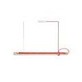 Cata Moderne Minimalisme Linéaire LED Métal Verre Lumière Pendentif - Neutralighting
