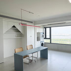 Cata Moderne Minimalisme Linéaire LED Métal Verre Lumière Pendentif - Neutralighting