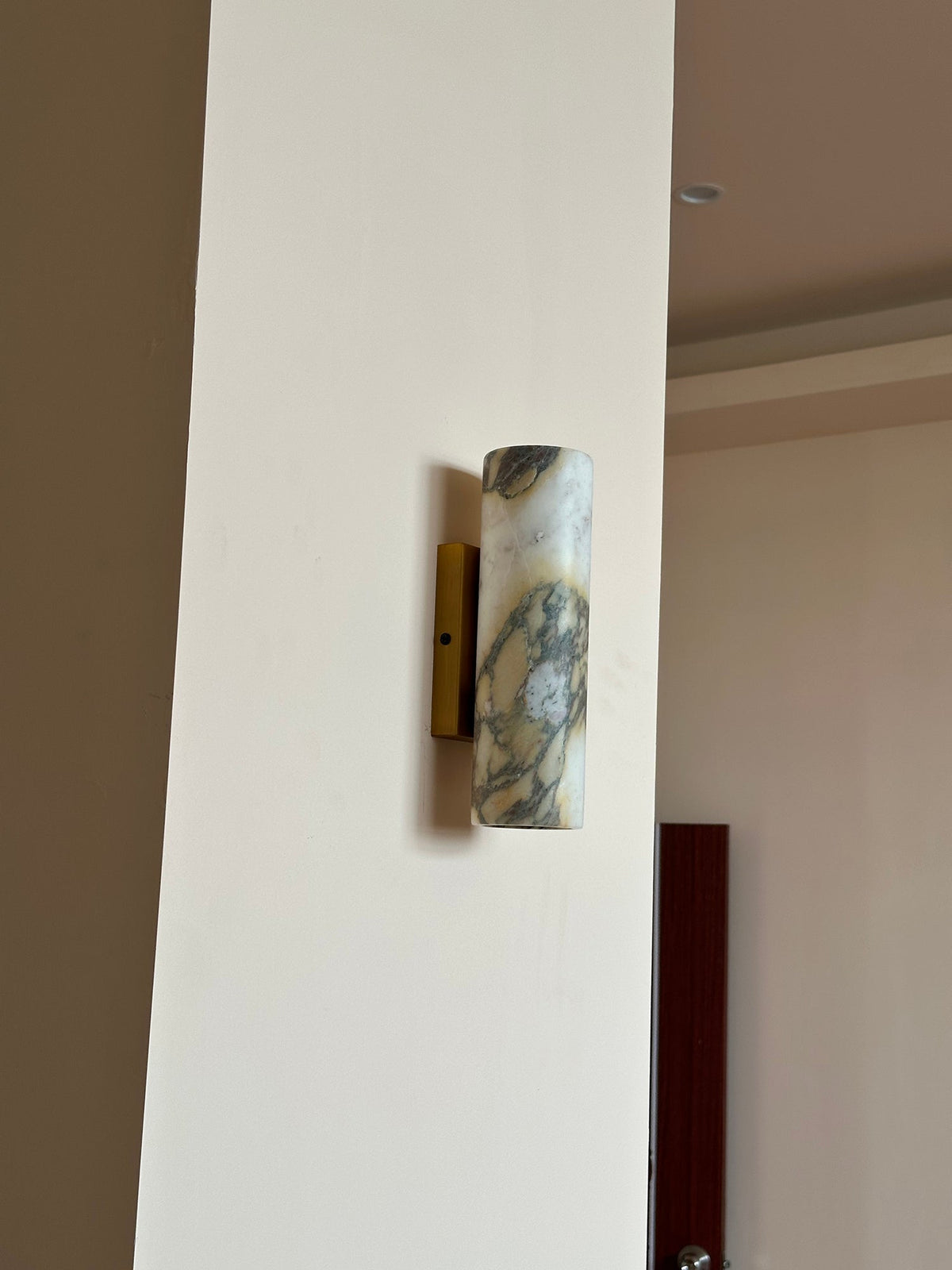Tubular Applique Murale Marbre Métal Minimaliste Moderne - Neutralighting