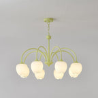 Lustra Chandelier Tulipe en Verre Matcha - Neutralighting
