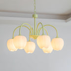 Lustra Chandelier Tulipe en Verre Matcha - Neutralighting
