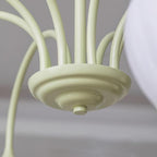 Lustra Chandelier Tulipe en Verre Matcha - Neutralighting