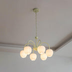 Lustra Chandelier Tulipe en Verre Matcha - Neutralighting
