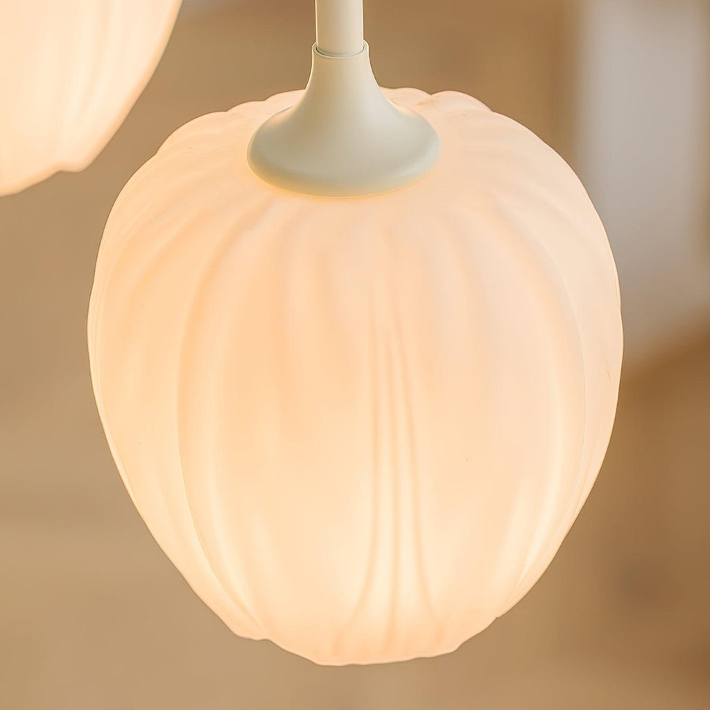 Lustra Chandelier Tulipe en Verre Matcha - Neutralighting