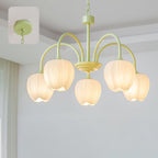 Lustra Chandelier Tulipe en Verre Matcha - Neutralighting
