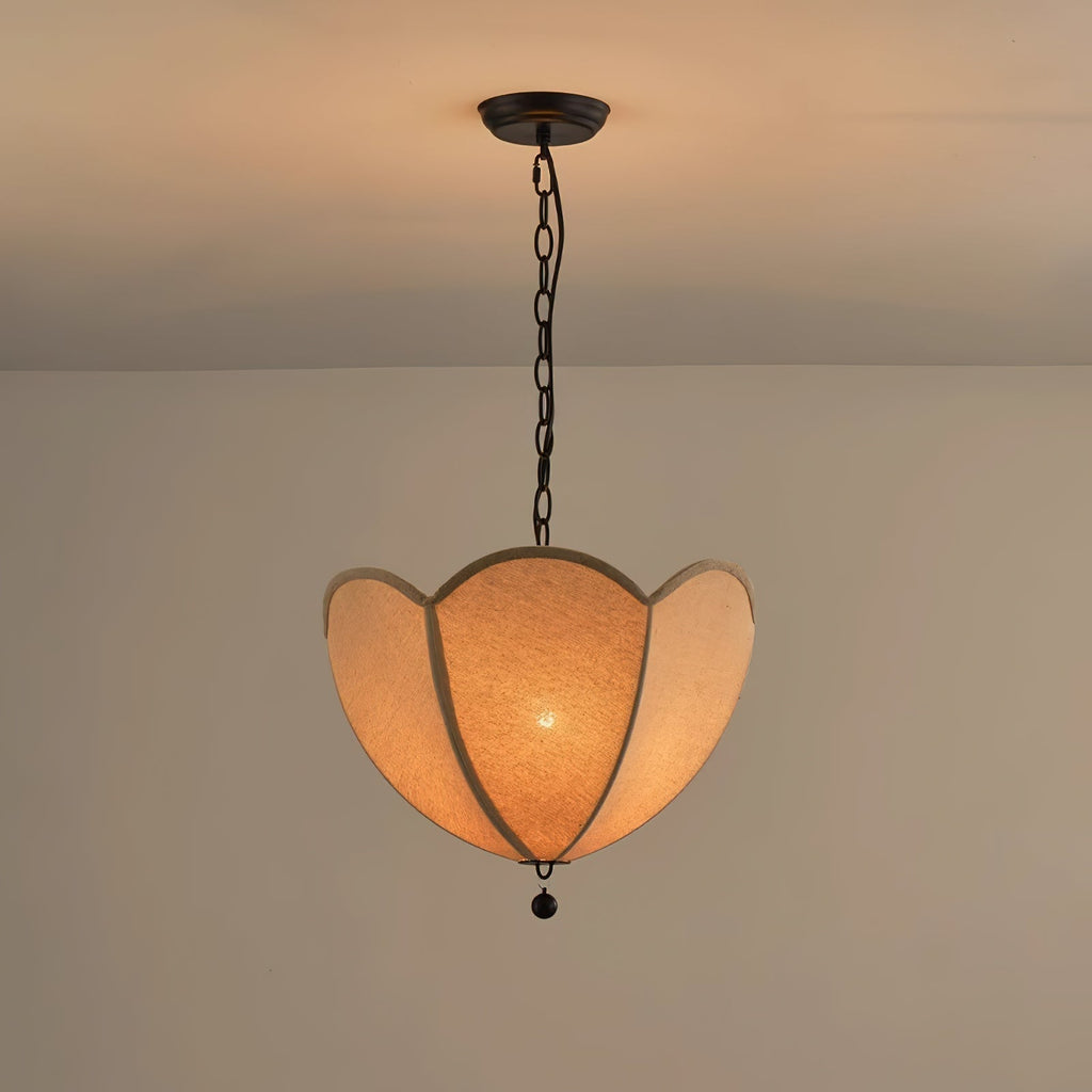 Cimararae Suspension Métal Tissu Scoop Vintage - Neutralighting