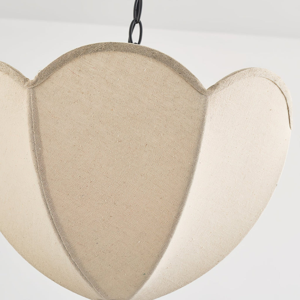 Cimararae Suspension Métal Tissu Scoop Vintage - Neutralighting