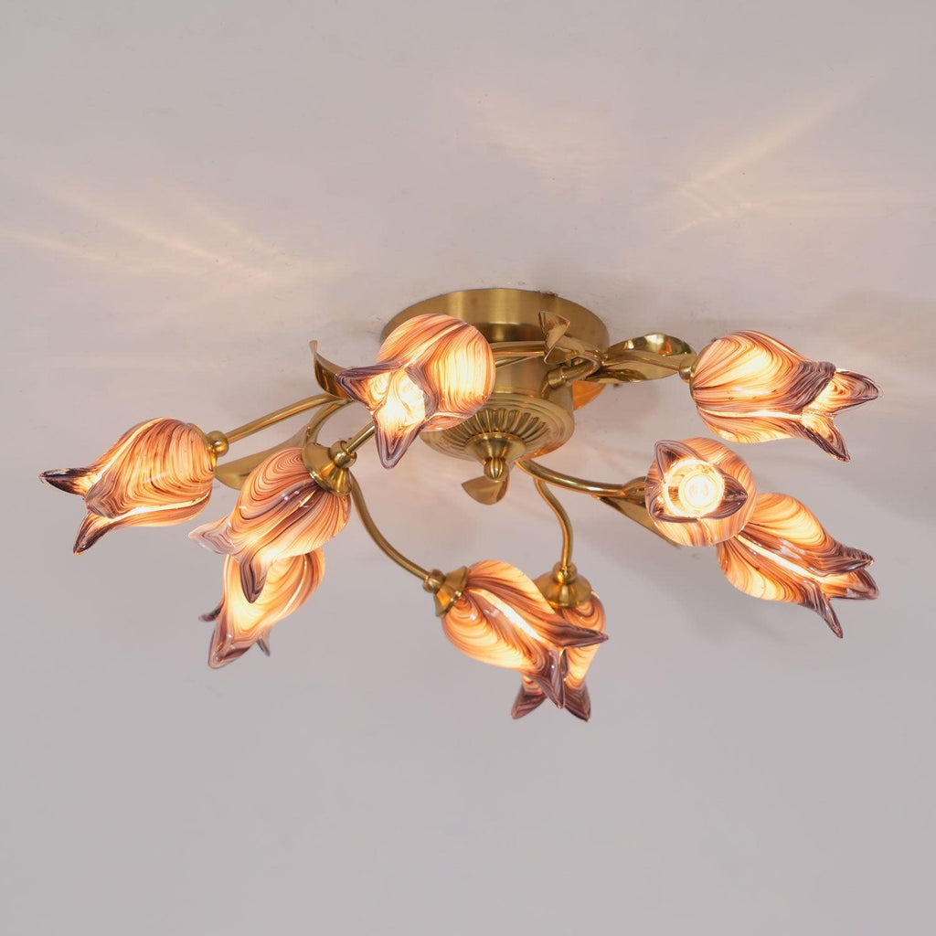 Vathaos Plafonnier en Verre Naturel - Neutralighting