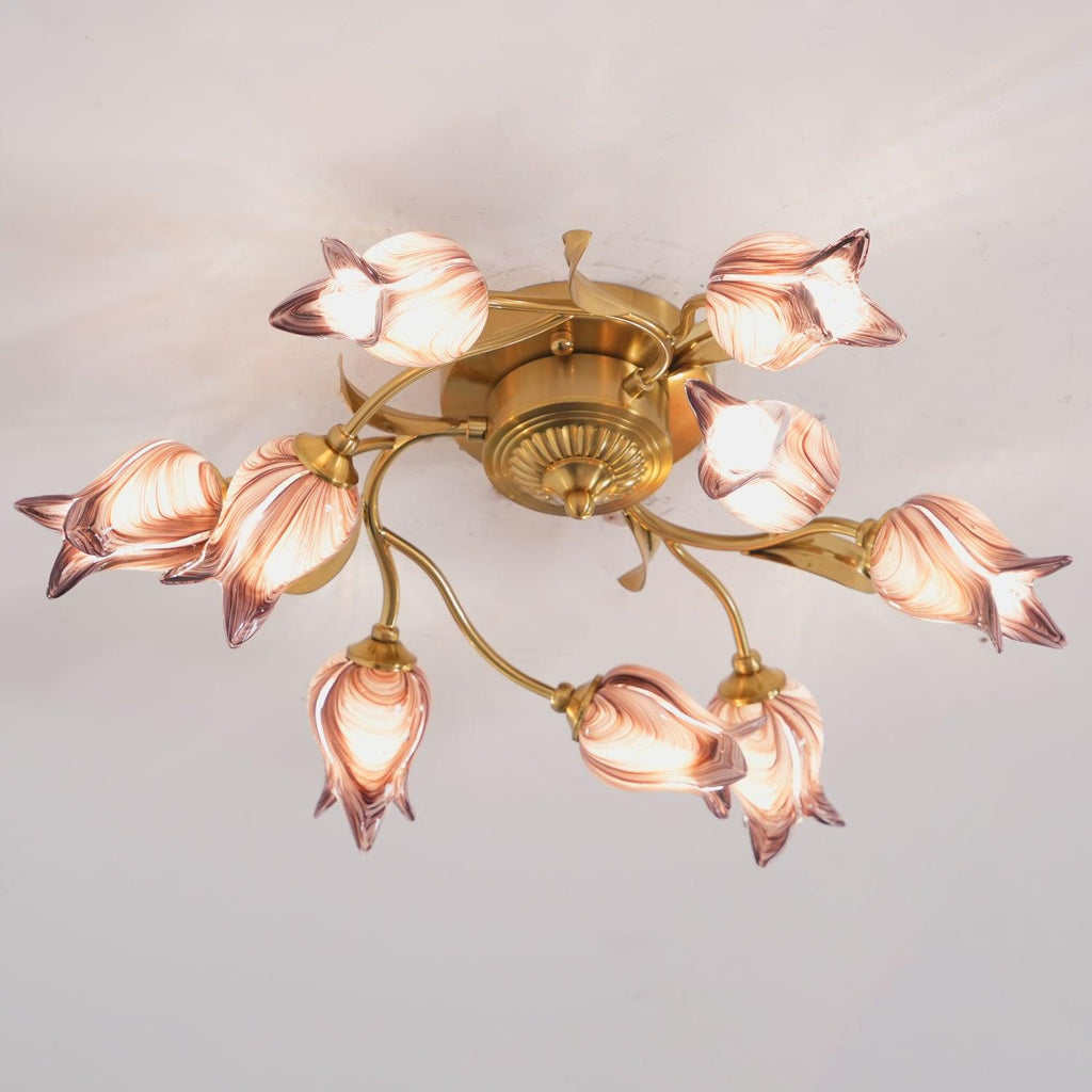 Vathaos Plafonnier en Verre Naturel - Neutralighting