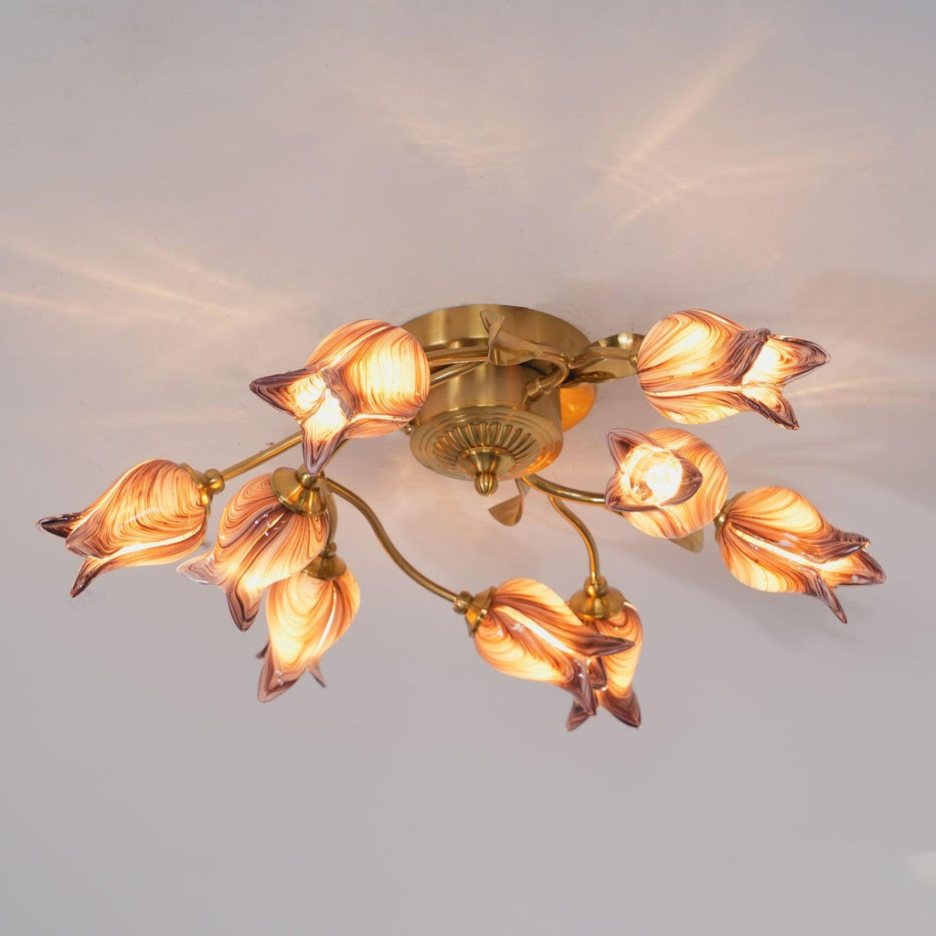 Vathaos Plafonnier en Verre Naturel - Neutralighting