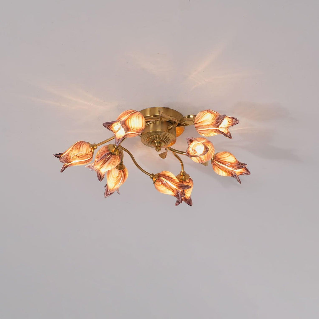Vathaos Plafonnier en Verre Naturel - Neutralighting