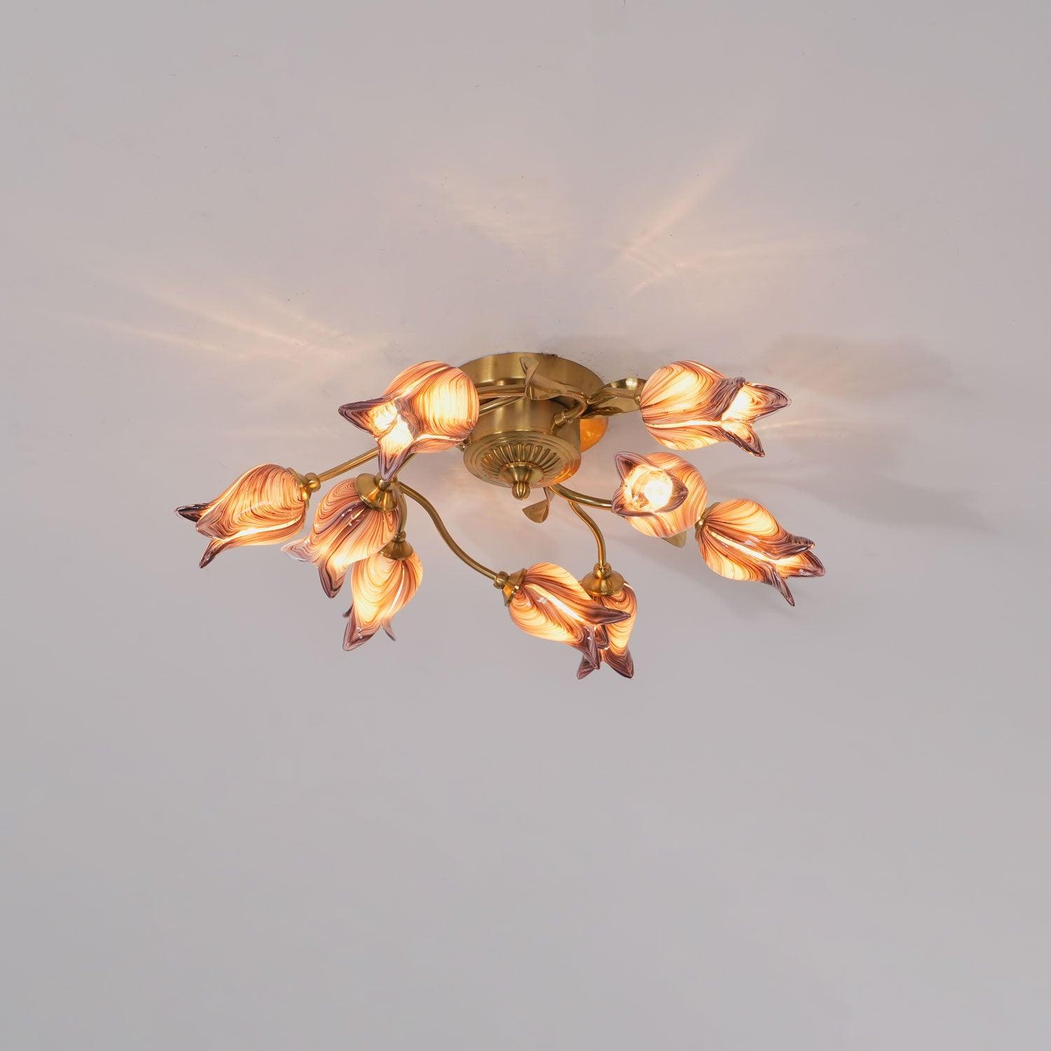 Vathaos Plafonnier en Verre Naturel - Neutralighting