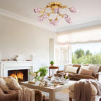 Vathaos Plafonnier en Verre Naturel - Neutralighting