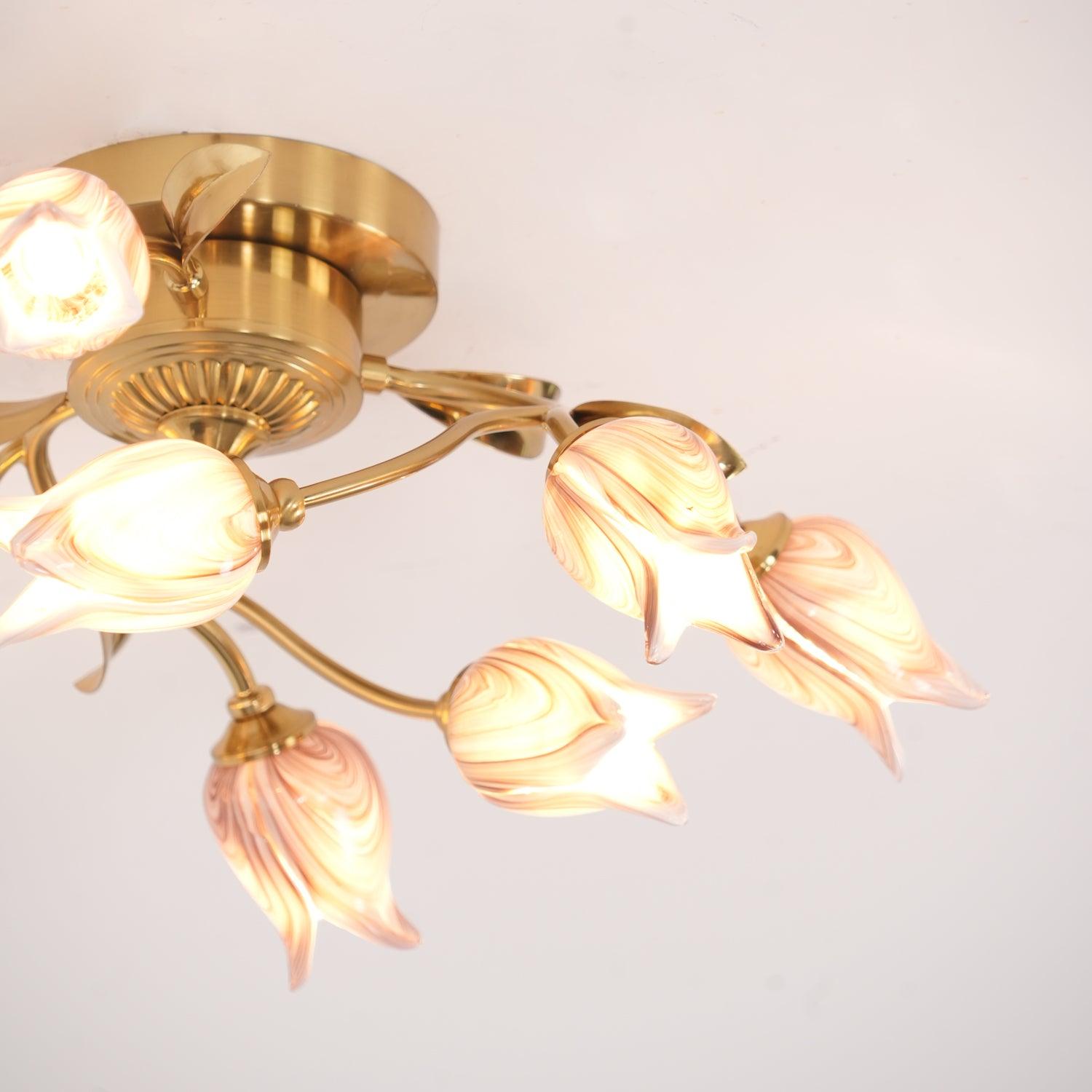 Vathaos Plafonnier en Verre Naturel - Neutralighting