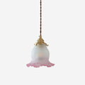 Tulips Lampe à Suspension en Verre Ambré Organique - Neutralighting