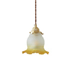 Tulips Lampe à Suspension en Verre Ambré Organique - Neutralighting